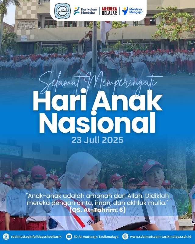 Selamat Memperingati Hari Anak Nasional 23 Juli 2025